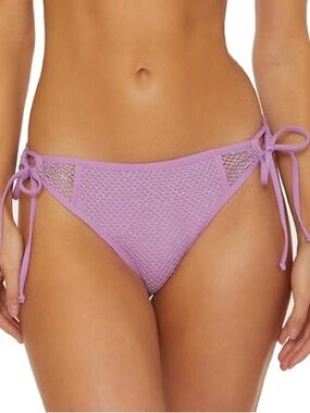 🌻 Becca Swimwea Malva Stretch Tie Side Bikini Bottom Women's Size XS